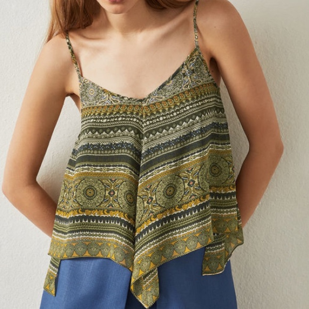 BCBGMAXAZARIA Kassidee Pyramid Top